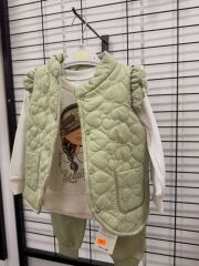 kız çocuk yelek takım