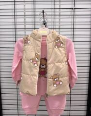 kız çocuk şişme yelek takım